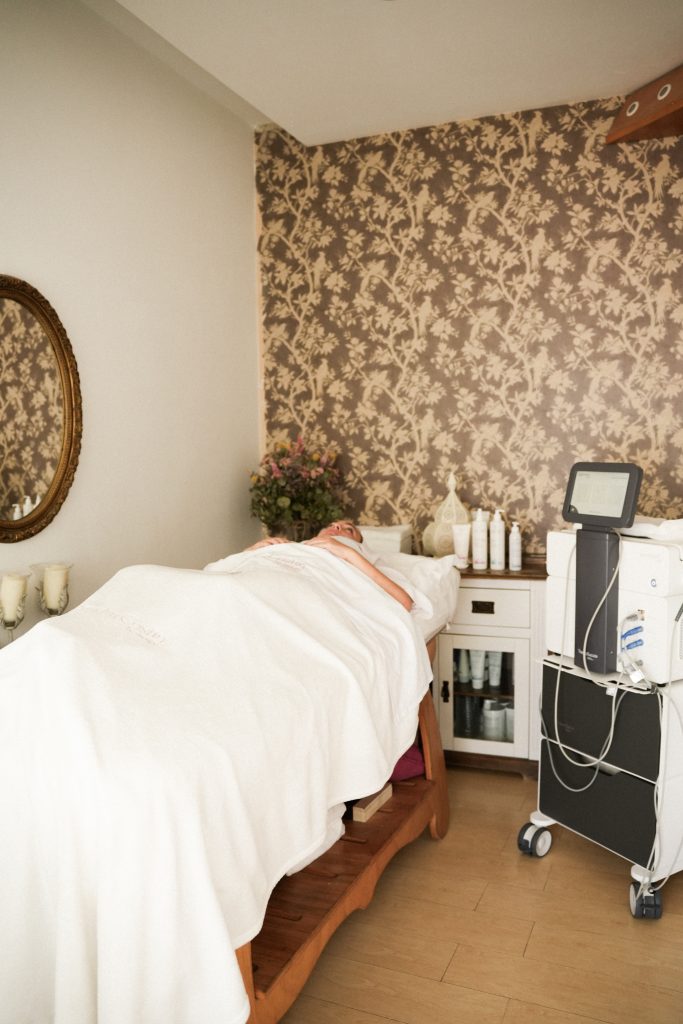 Tratamiento corporal postparto.
